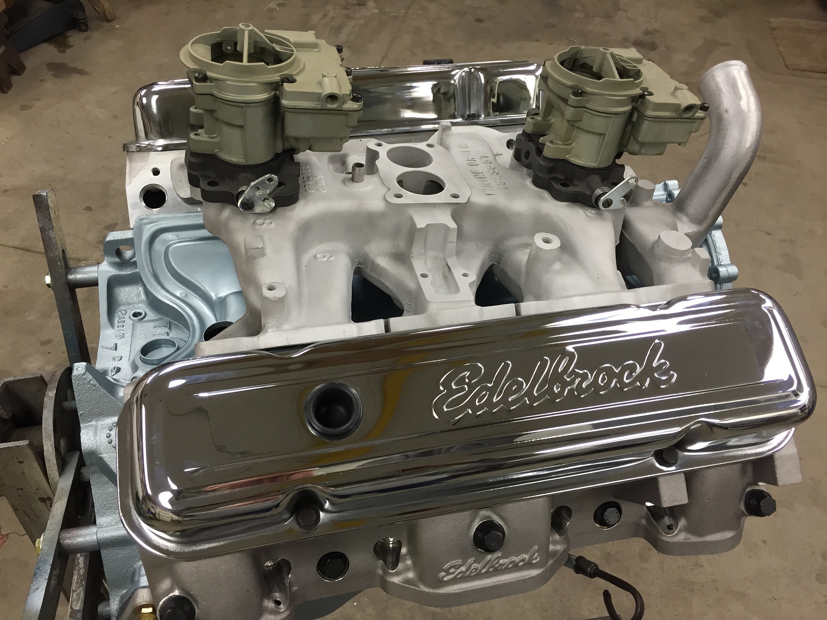 Attached picture Firebird Engine Painted.JPG